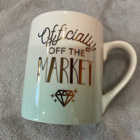 HAZEL & Co Bride Diamond Officially Off The Market Ceramic Wedding Mug - Picture 2 of 6